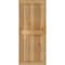 Ekena Millwork Framed Board-n-Batten Shutters, Rough Sawn Western Red Cedar, 16 1/8W x 38H, PR RBF06S16X038RWR - alternate 4